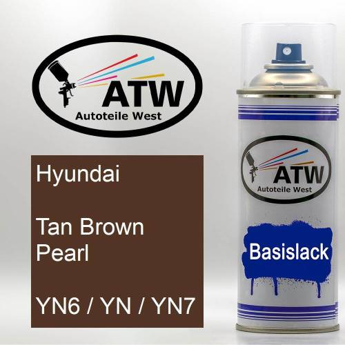 Hyundai, Tan Brown Pearl, YN6 / YN / YN7: 400ml Sprühdose, von ATW Autoteile West.